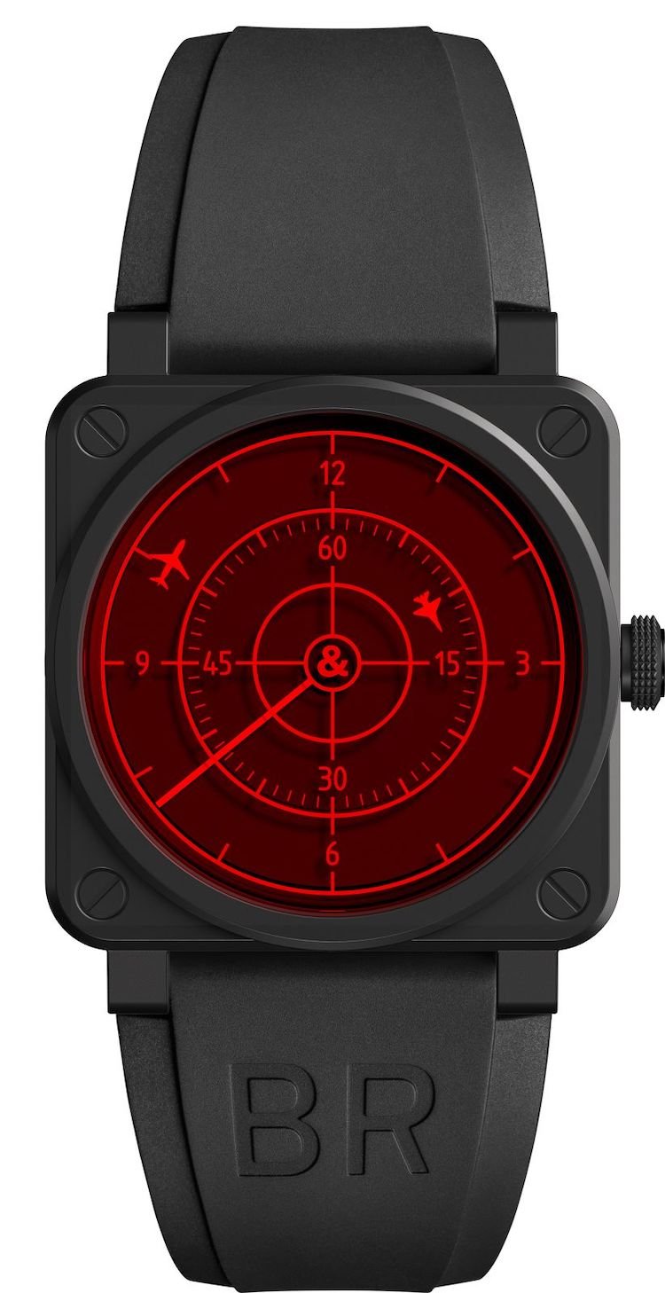 Bell & Ross red radar