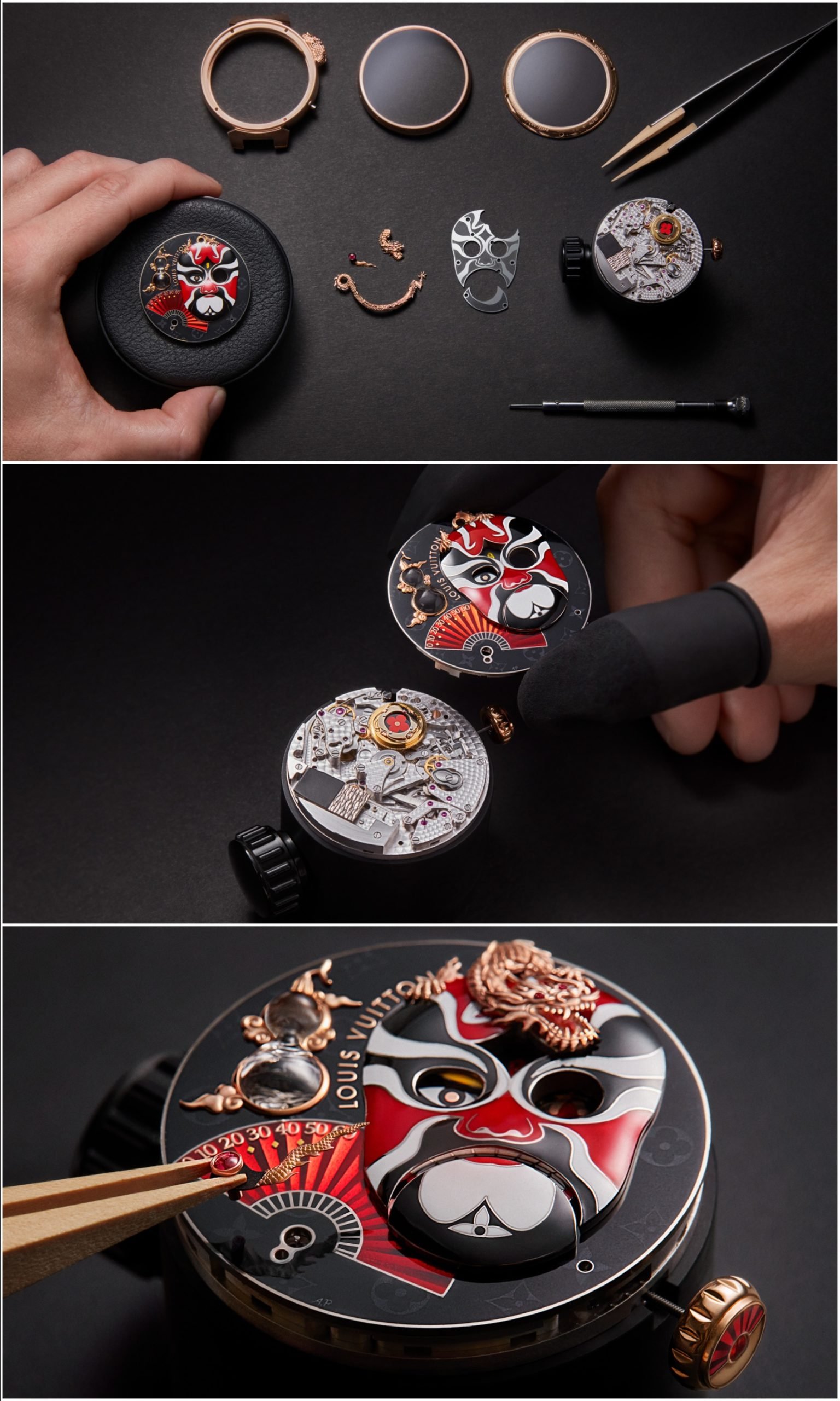 Louis Vuitton Tambour Opera Automata lavorazione