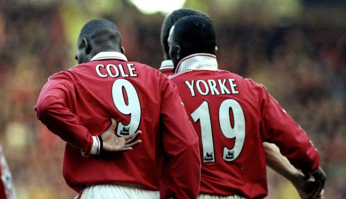Andy Cole & Dwight Yorke MANCHESTER UNITED
