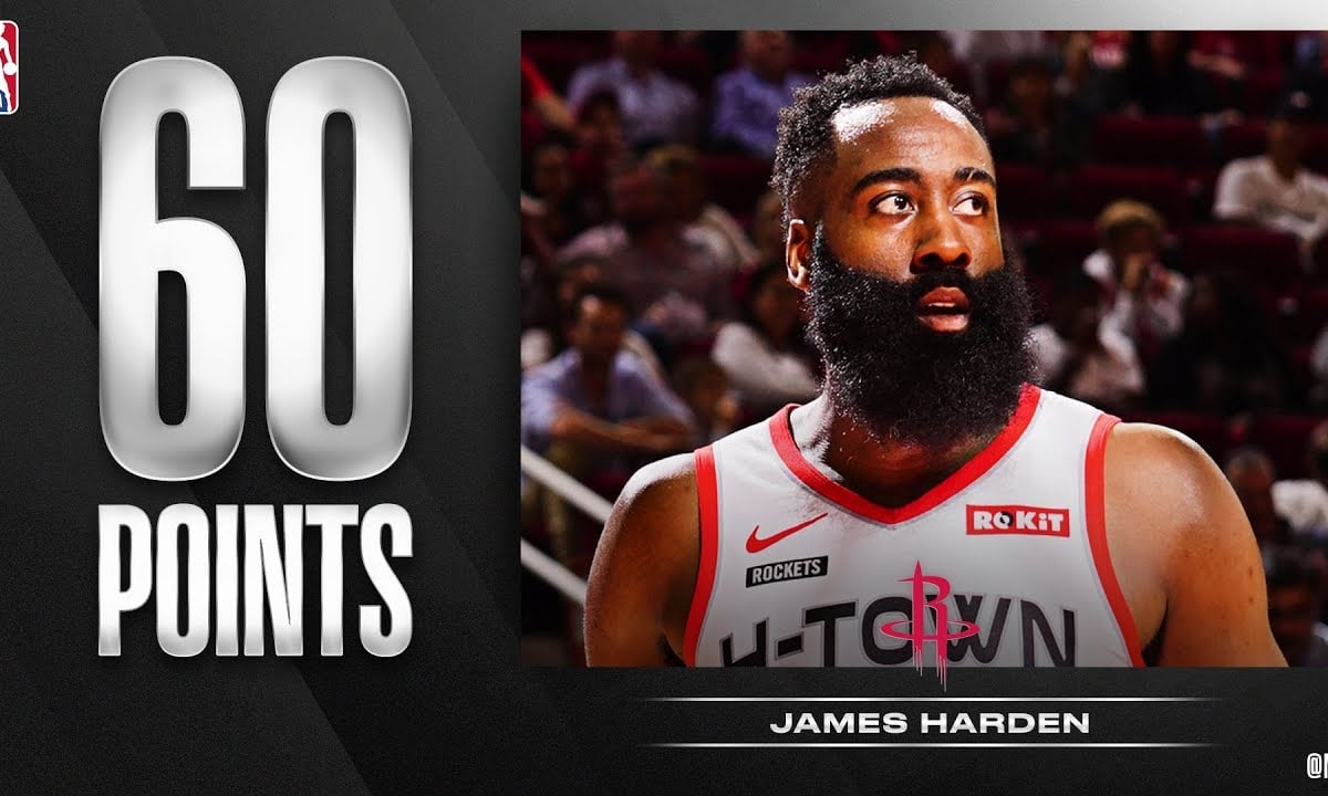 JAMES HARDEN NBA 60 PUNTI