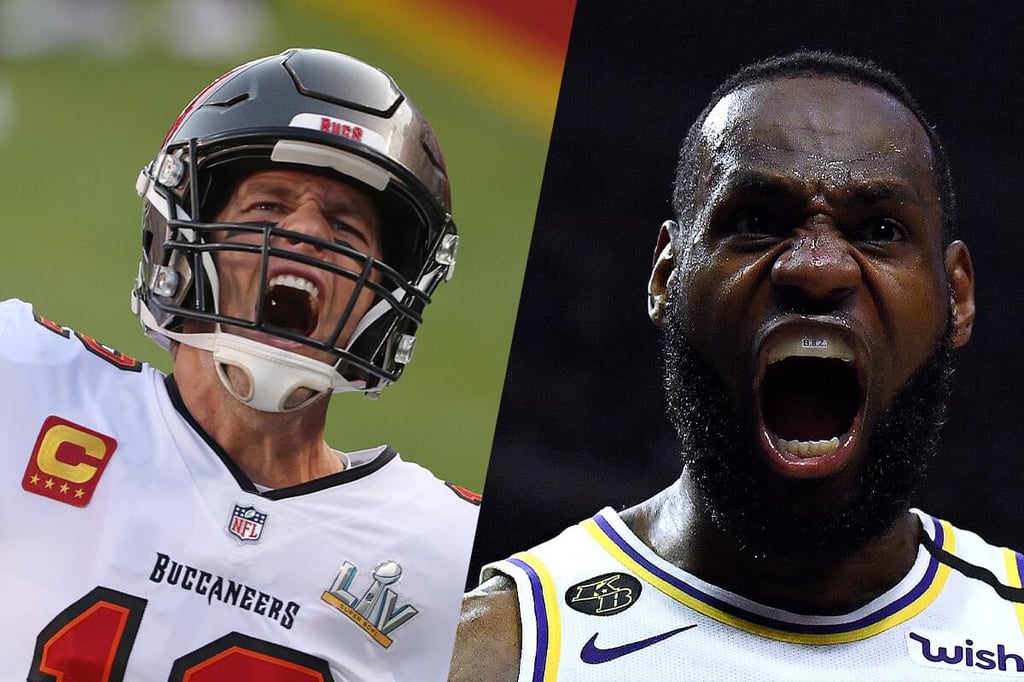 Tom Brady e LeBron James