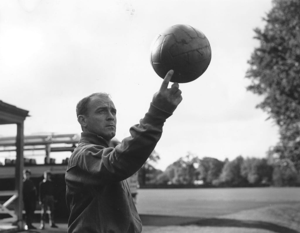 Alfredo Di Stefano si allena nel 1960