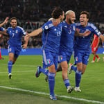 Italia segna contro la Macedonia del Nord