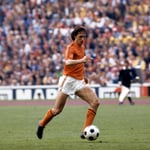 Johan Cruijff in campo nel 1974