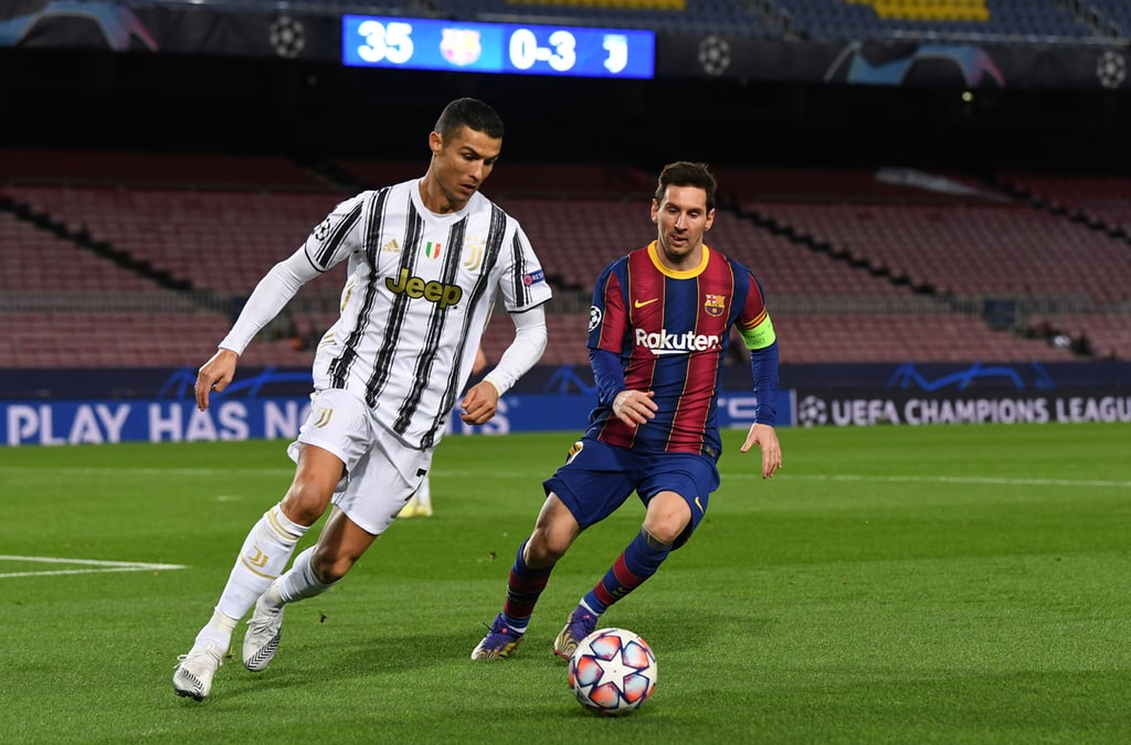 Messi e Ronaldo si affrontano in campo