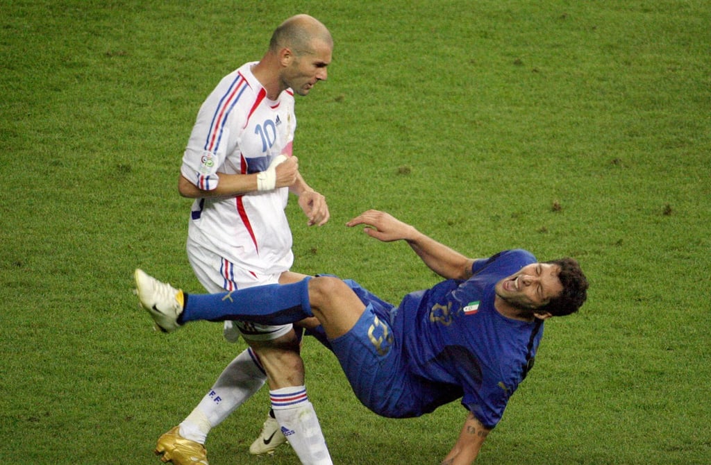 La testata di Zinedine Zidane a Materazzi nel 2006