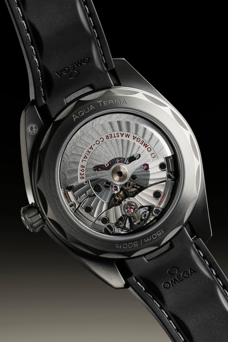 Omega Seamaster Aqua Terra Worldtimer fondello