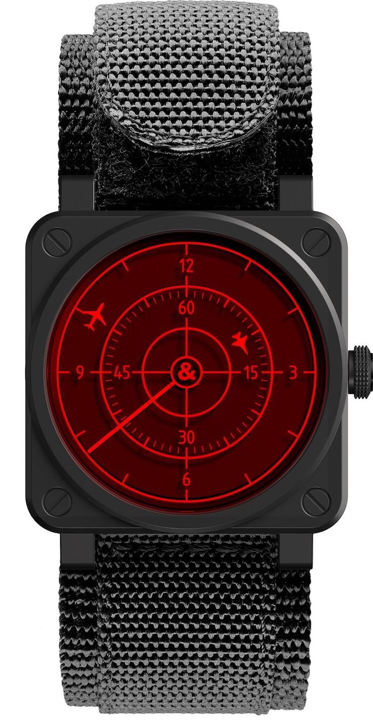 Bell & Ross red radar