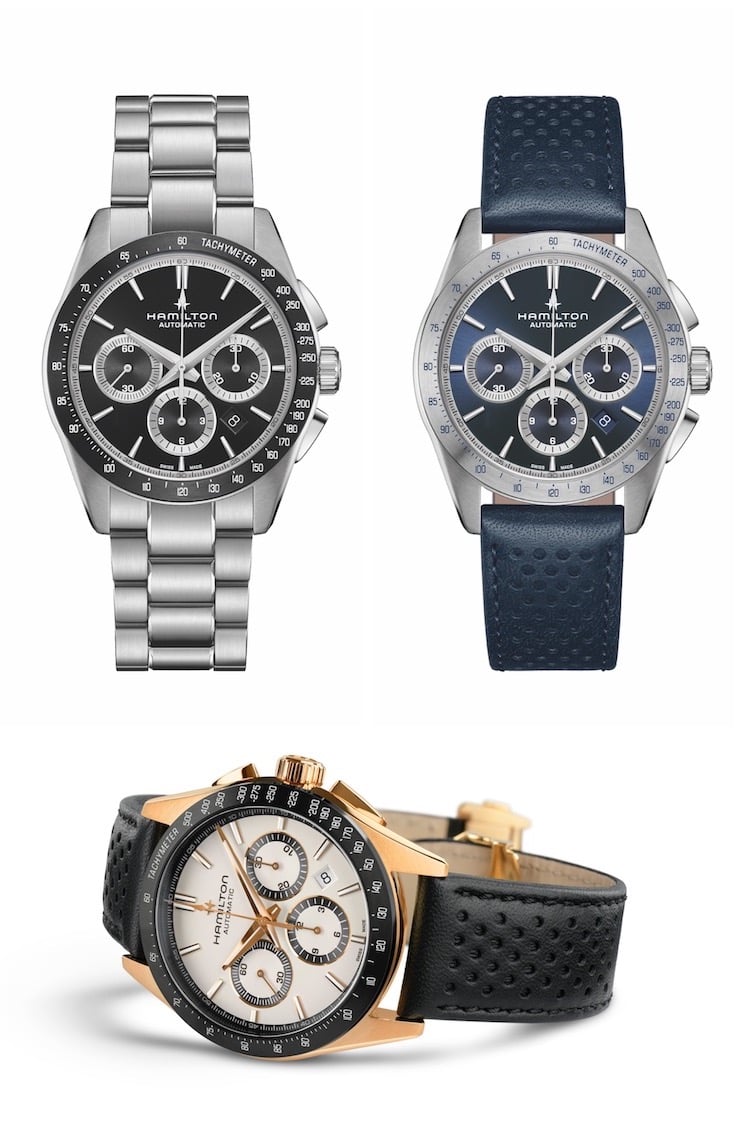 Hamilton Jazzmaster Performer Auto Chrono acciaio e pvd