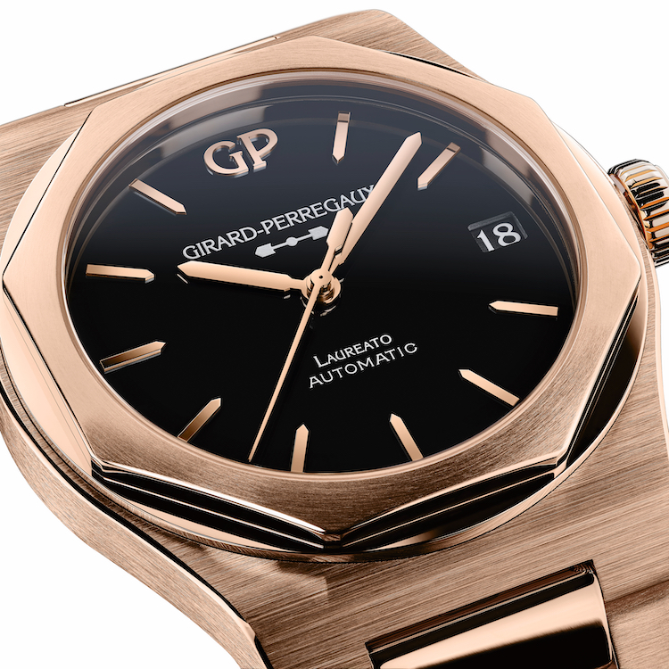 Laureato 42mm Pink Gold and Onyx 