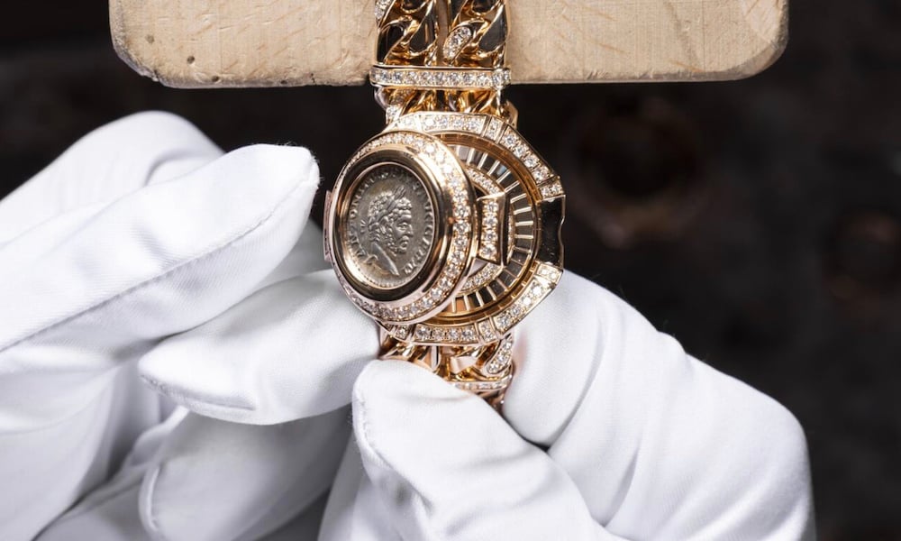 Bulgari Monete Catene cover making of