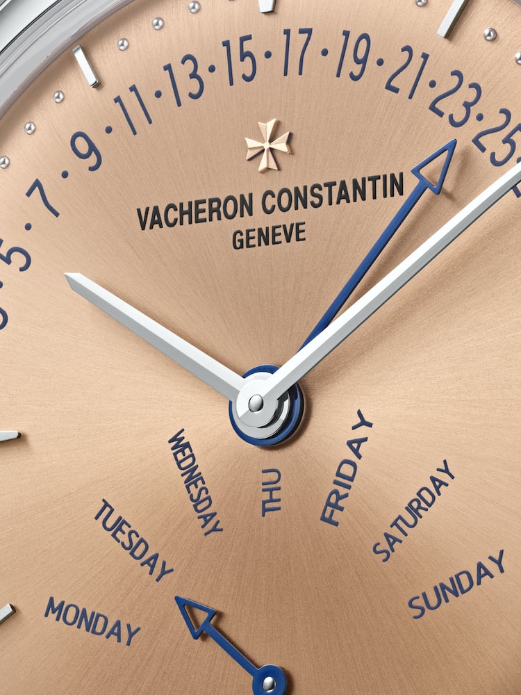 Vacheron Constantin Patrimony giorno e data retrogradi dettagli