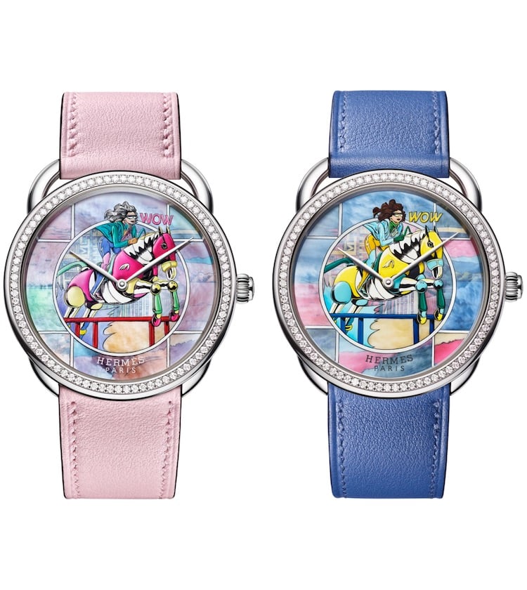 Arceau Wow Hermes rosa azzurro