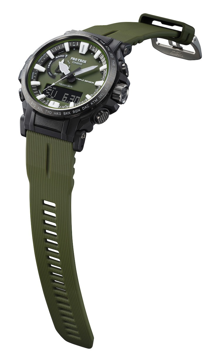 Casio presenta il nuovo orologio PRW-61 in materiali riciclati