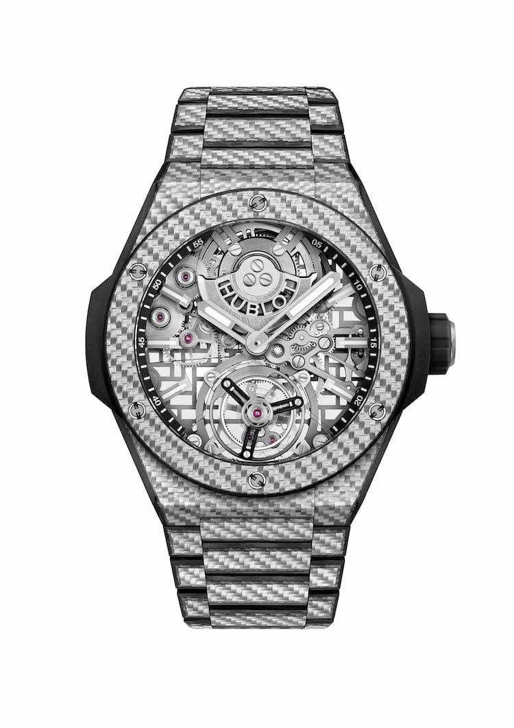 Hublot Big Bang Integrated Tourbillon Full Carbon soldatino