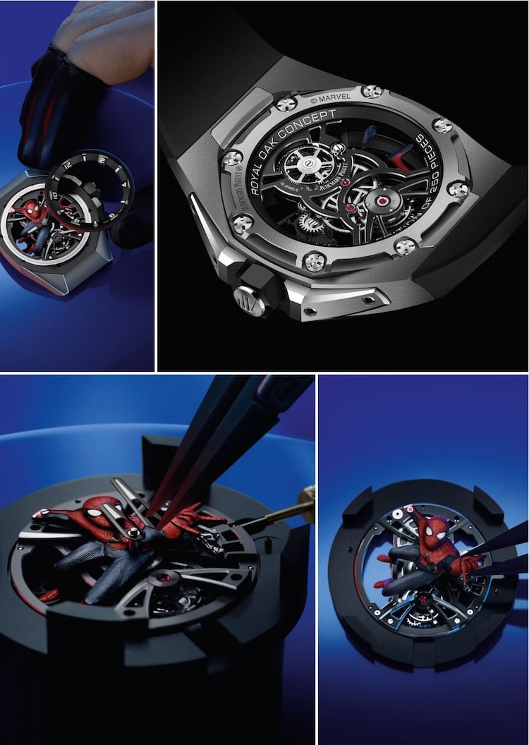 Royal Oak Concept Tourbillon Spider-Man lavorazione