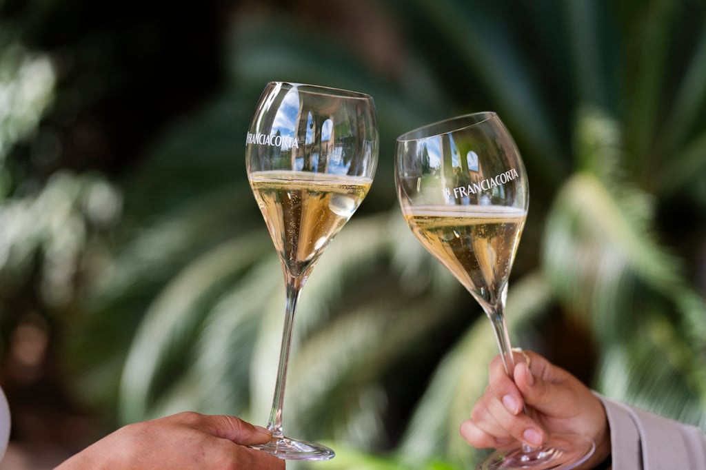 calici di Franciacorta a Roma