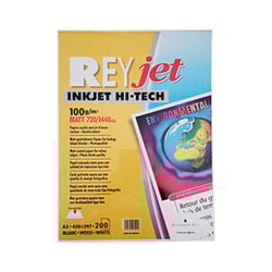 Papel 100gr A3 Rey Jet Hi-Tech Matt -200Fls - Rey 181Z01000