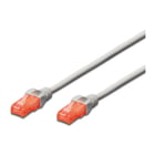 DIGITUS CHICOTE U/UTP CAT6 PVC 0.5MT CINZA - DIGITUS DK-1612-005