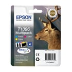 Epson T1306 Pacote com 3 Cartuchos de Tinta Originais - Ciano, Magenta, Amarelo - C13T13064012 - Epson C13T13064012