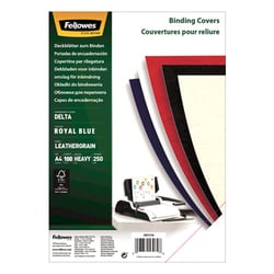 Cartolina A4 250gr Delta Couro 100Folhas Azul Royal - Fellowes 1725371301