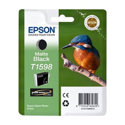 Epson Tinteiro T1598 Preto Mate Tinta UltraChrome Hi-Gloss2 - Epson C13T15984010