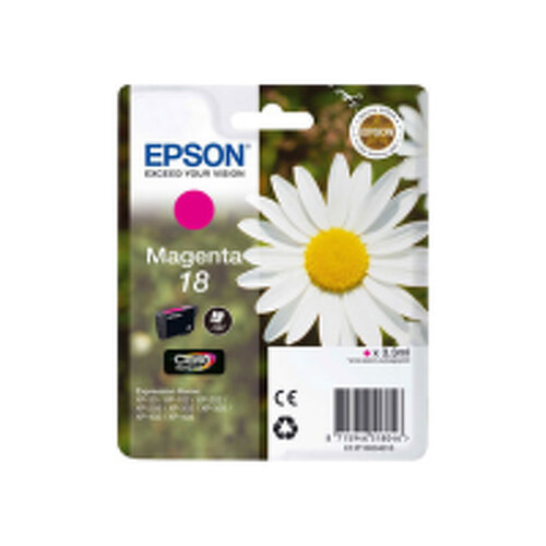 Tinteiro Epson T1803 (18) Magenta Original - C13T18034012 - Epson C13T18034012