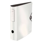 Leitz Active Solid Arquivo de alavanca para formato A4 - Lombada arredondada com 75 mm de largura - Mecanismo de 180° - Fecho com elástico - Branco - Leitz 10471001