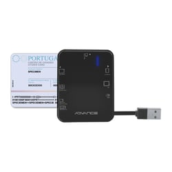 ADVANCE LEITOR DE CARTAO CIDADAO + MULTI CARTOES P/ PC E MAC - Advance CR-ID3111