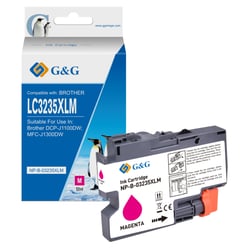G&G Brother LC3235XL/LC3233 Magenta Cartucho de Tinta Compatível, 5.000 Páginas - Tinteiro Compatível LC3235XLM/LC3233M