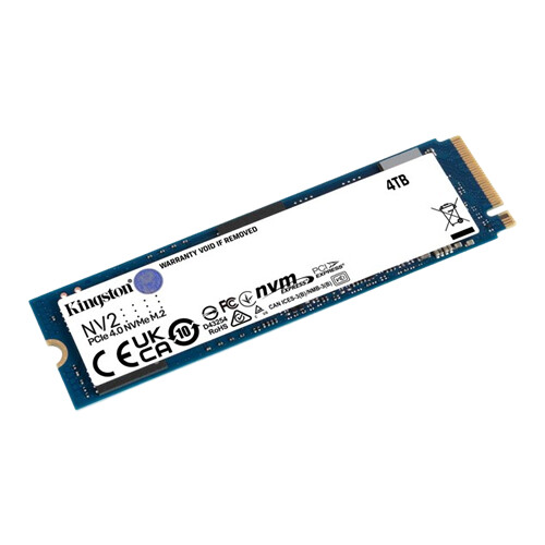 KINGSTON SSD 4TB NV2 M.2 2280 PCIE 4.0 NVME - Kingston SNV2S/4000G