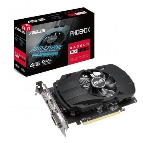 Placa gráfica Asus Phoenix Radeon RX 550 4GB GDDR5 EVO AMD - PCIe 3.0, HDMI, DVI-D, DisplayPort - Asus 229272