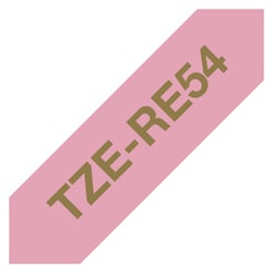 BROTHER FITA TECIDO ACETINADA 24MM DOURADO/PRETO - Brother TZERE54