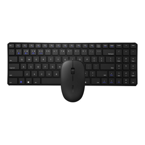 Combo/Kit RAPOO teclado e Rato 9300M BT/Wireless Ultra-slim, Black, Nano USB - 192748 - Rapoo 00192748