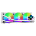 Cooler MARS GAMING ML-ONE360 WATERCOOLING AIO, 3X12CM FRGB FAN, INFINITY MIRROR, WHITE - Mars Gaming MLONE360W