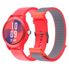 SPC Smartee Duo Vivo Reloj Smartwatch Pantalla Redonda 1.27" - Mas de 100 Modos Deportivos - Monitoreo de Salud - Resistencia IP68 - Color Rojo - SPC 266292