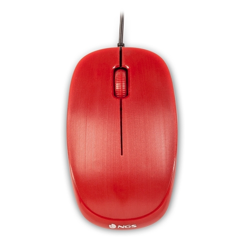 Unidade Flash USB NGS Flame 1000dpi - 3 botões - Utilização ambidestra - Vermelho - NGS FLAMERED