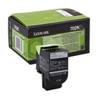Lexmark 702K R toner 1 unidade(s) Original Preto - Lexmark 70C20K0