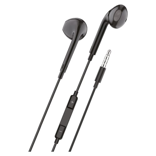 Altifalantes intra-aurais TechOneTech Ear Tech - Microfone incorporado - Mini-conetor de 3,5 mm - Assistente de voz - Cabo de 1,20 m - TechOneTech TEC1002