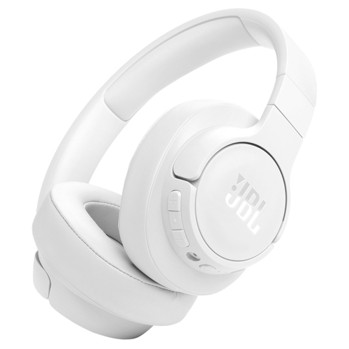 JBL HEADPHONES BLUETOOTH TUNE T770 NOISE CANCEL WHITE - JBL T770 BTNC WHITE