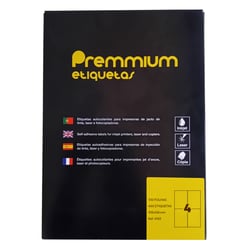 Etiquetas 105x148mm 100Fls A4 400un - Outras 1222002