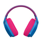 Headset Gamer Sem Fio Logitech G435 - Faixa de Cabeça Ajustável - LightSpeed Bluetooth - 2 Microfones - Azul e Framboesa - Logitech 981-001062