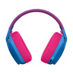 Headset Gamer Sem Fio Logitech G435 - Faixa de Cabeça Ajustável - LightSpeed Bluetooth - 2 Microfones - Azul e Framboesa - Logitech 981-001062