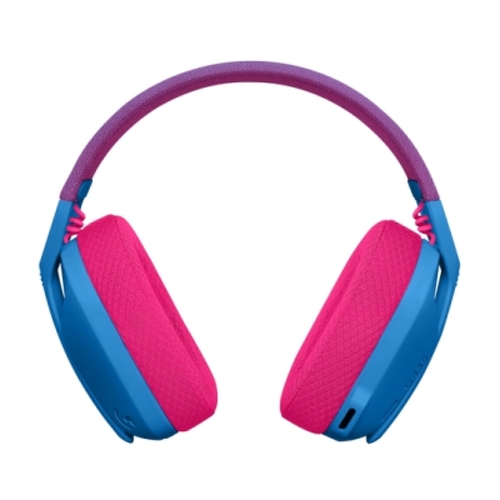 Headset Gamer Sem Fio Logitech G435 - Faixa de Cabeça Ajustável - LightSpeed Bluetooth - 2 Microfones - Azul e Framboesa - Logitech 981-001062