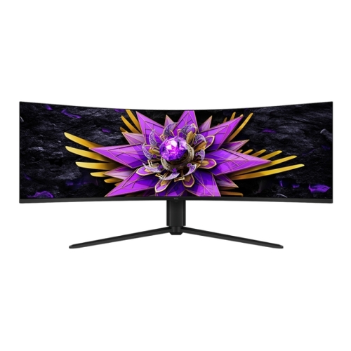 Monitor TCL 57R94 57" Curvo MiniLED 32:9 - Dual 4K 7680x2160 - 120Hz - Resposta de 1ms - Vesa 100x100 - Cor Branca - TCL 57R94