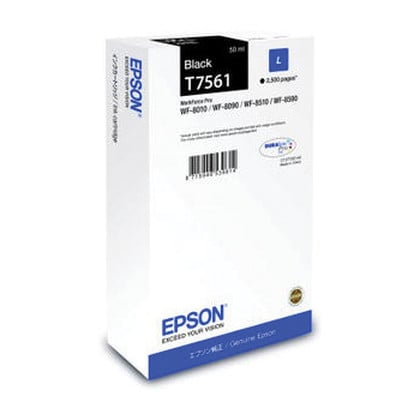 Epson T7561 tinteiro 1 unidade(s) Original Preto - Epson C13T756140