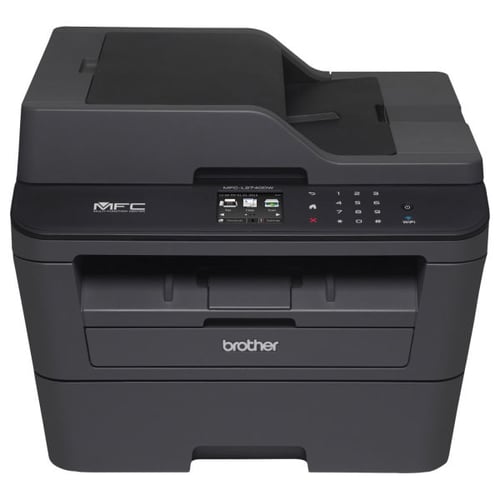 Impressora multifunções laser monocromático WiFi com fax, visor tátil, frente e verso automático em todas as funções e ADF de 35 folhas - Brother MFC-L2740DW