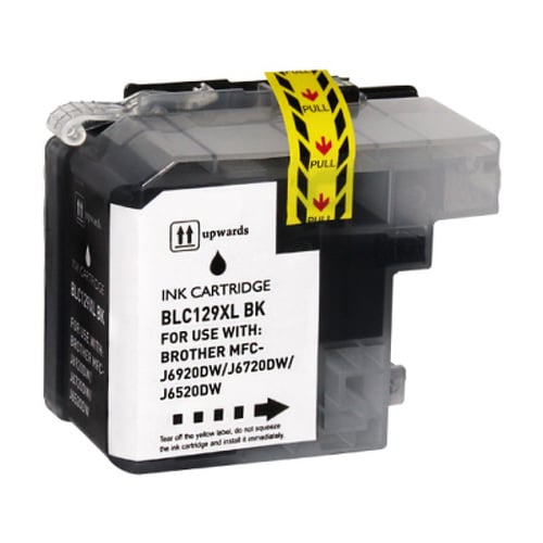 Brother LC129XL Cartucho de Tinta Genérico Preto - Substitui LC129XLBK - BI-LC129XLBK