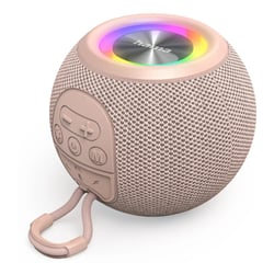 Coluna HAMA "Ball Shape Speaker" Bluetooth Loudspeaker, 5 Light Modes, 5W, pink - Hama 00188240