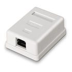 Aisens Surface Rosette RJ45 Cat.6 FTP 1 soquete - cor branca - Aisens A139-0303